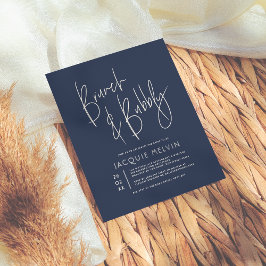 Lámina Crema de presupuesto y brunch azul de la Marina y 