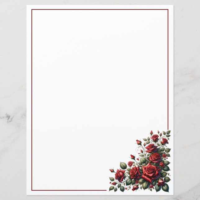Lámina Crimson Corner Bouquet (Anverso)