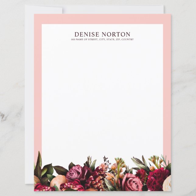 Lámina Crisantemo romántico en rosa gossamer (Anverso)