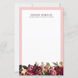 Lámina Crisantemo romántico en rosa gossamer