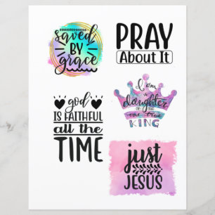 Lámina Cristiano religioso Jesús cita la Biblia Verse