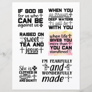 Lámina Cristiano religioso Jesús cita la Biblia Verse