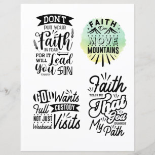 Lámina Cristiano religioso Jesús cita la Biblia Verse