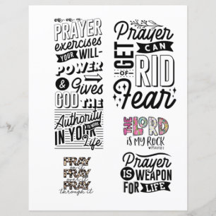 Lámina Cristiano religioso Jesús cita la Biblia Verse