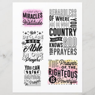 Lámina Cristiano religioso Jesús cita la Biblia Verse