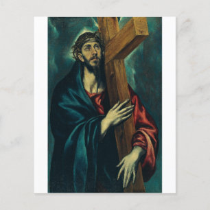 Lámina Cristo llevando la cruz por El Greco