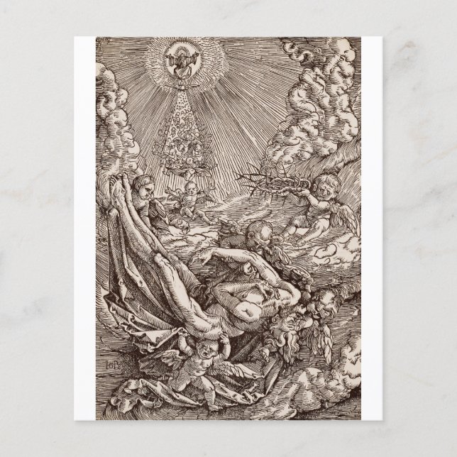 Lámina Cristo nacido en el cielo por los ángeles (Anverso)