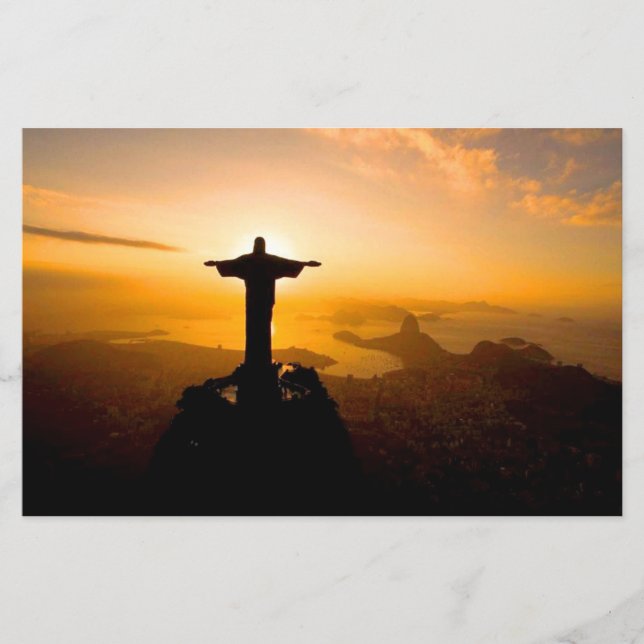 Lámina Cristo Redentor Brasil (Anverso)