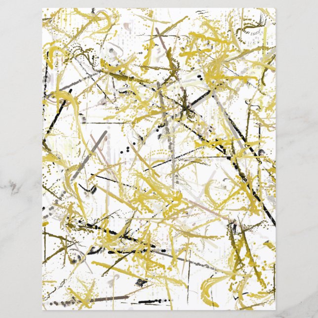 Lámina Críticas abstractas - Papel de cuadernillo de Must (Anverso)