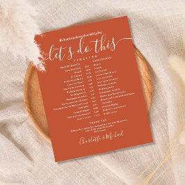 Lámina Cronología elegante del Boda de Terracota