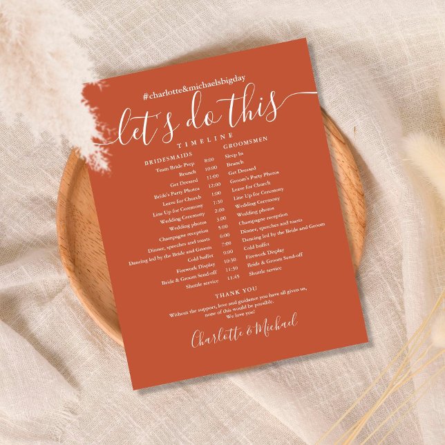 Lámina Cronología elegante del Boda de Terracota (Subido por el creador)