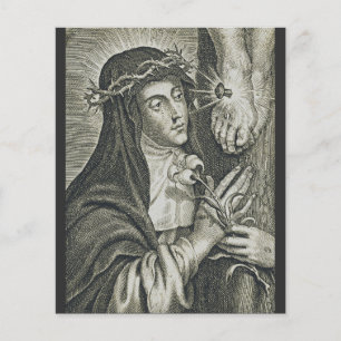 Lámina Cruikifixión de Santa Catalina de Siena Arte Noir 