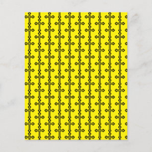 Lámina Cruz cristiana negra