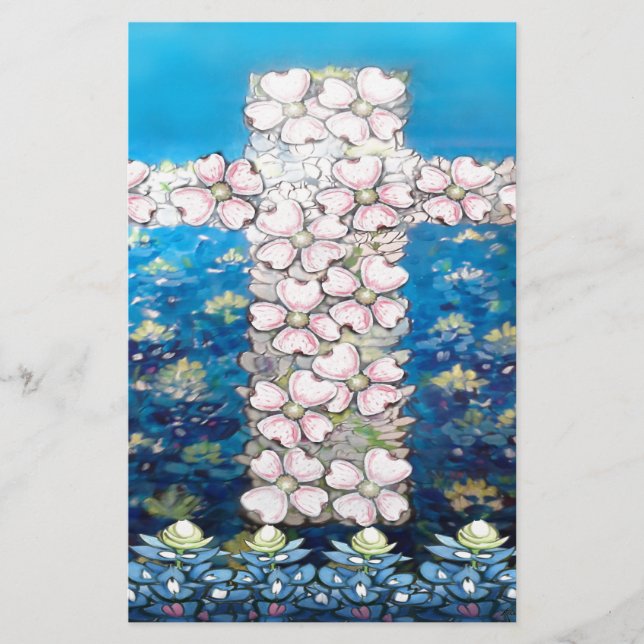 Lámina Cruz floral (Anverso)
