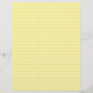 Lámina Cuadrícula de grafo amarillo 0553099