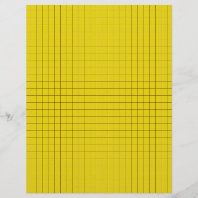 Lámina Cuadrícula de grafo amarillo 0559790 (Anverso)