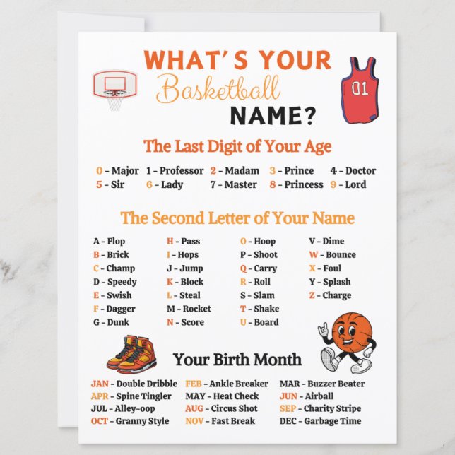 Lámina ¿Cuál es el nombre del partido de baloncesto? (Anverso)