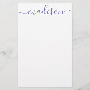 Lámina Cualquier color - Stationery personalizada de nomb