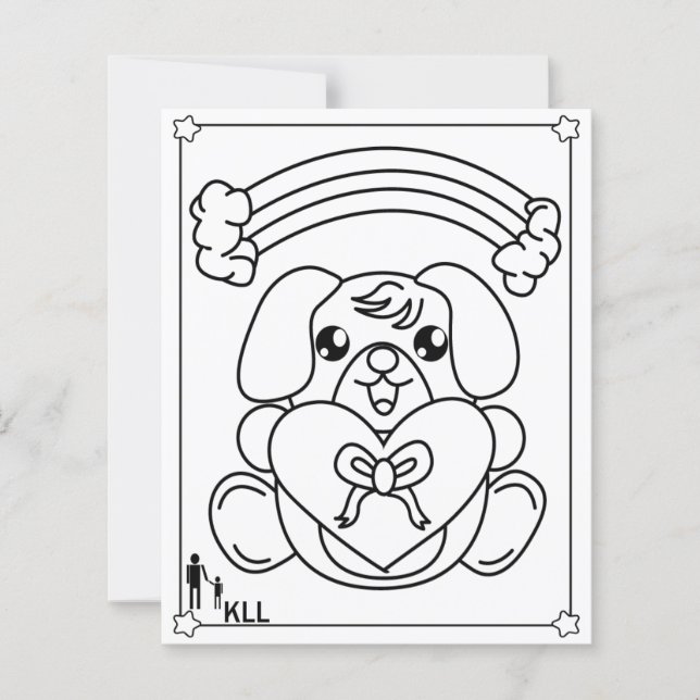 Lámina Cuánto me quiere mi perro (Anverso)