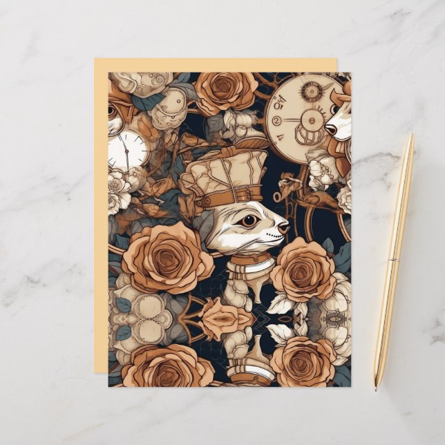 Lámina Cubierta de vapor y engranajes (Anverso/Reverso In Situ)