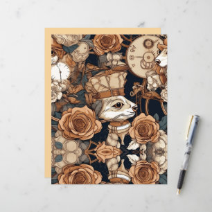 Lámina Cubierta de vapor y engranajes