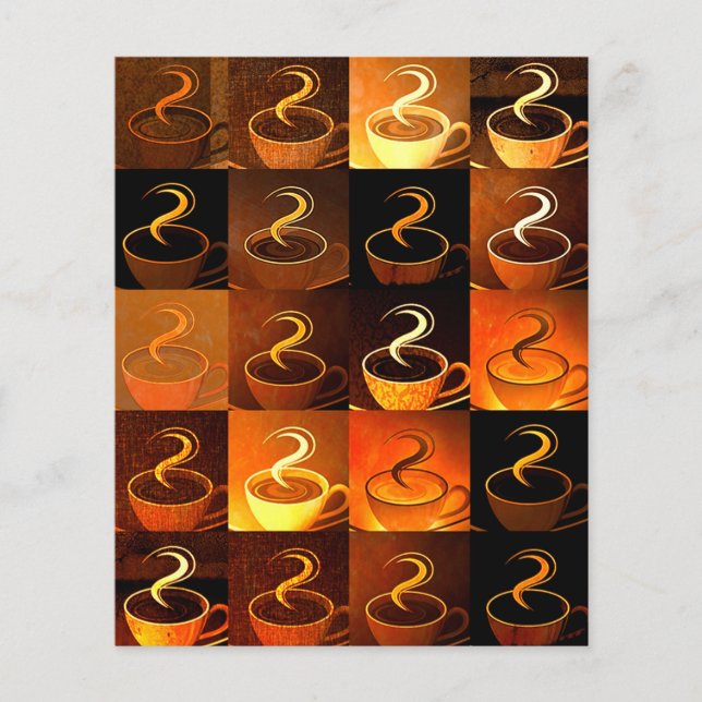 Lámina Cubos de café (Anverso)