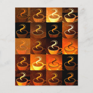 Lámina Cubos de café