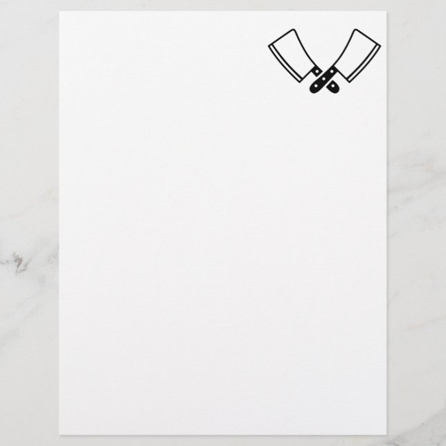 Lámina Cuchillo de cuchillos de carnicero (Anverso)