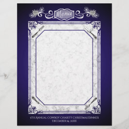 Lámina Cuchillo de horquilla Navidades de pino de vacacio