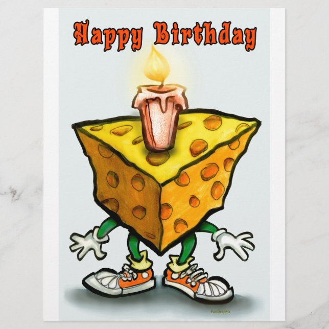Lámina Cumpleaños de Cheesy (Anverso)
