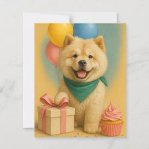 Lámina Cumpleaños de Chow Chow