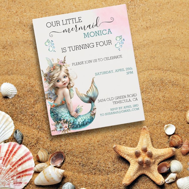 Lámina Cumpleaños de Nuestra Sirenita  (Subido por el creador)