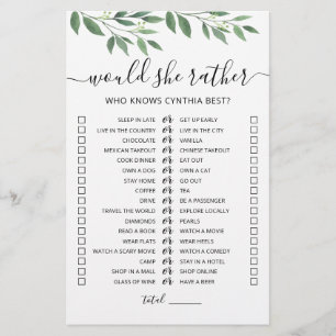 Lámina Cumpleaños Preferiría un juego editable