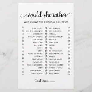 Lámina Cumpleaños preferiría un juego editable