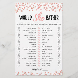 Lámina Cumpleaños Preferiría un juego editable