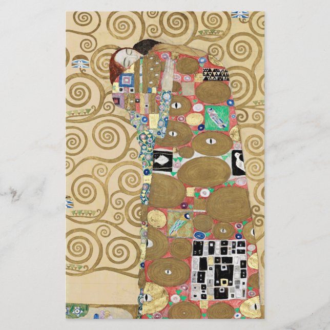 Lámina Cumplimiento, Gustav Klimt (Anverso)