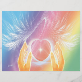 Lámina Curando con ángeles