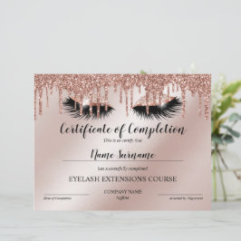 Lámina Curso de entrega de certificados de finalización