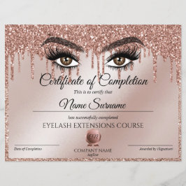 Lámina Curso de entrega de certificados de finalización