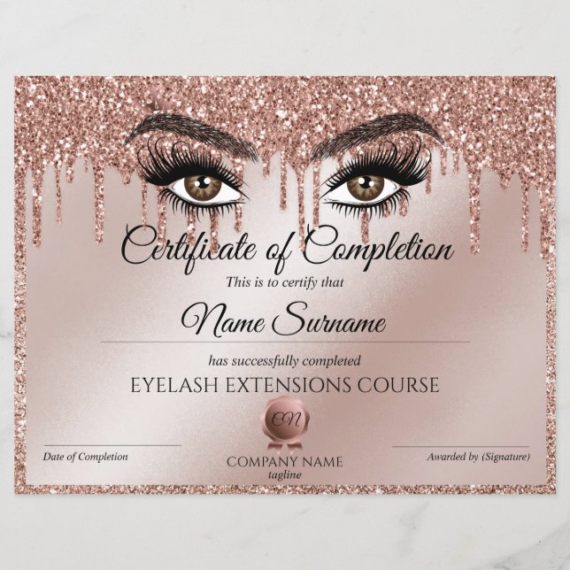 Lámina Curso de entrega de certificados de finalización (Anverso)