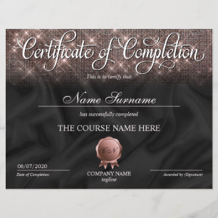 Lámina Curso de intercambio de certificados de finalizaci