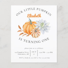 Lámina Curso de Invitación al Primer Cumpleaños de la Peq