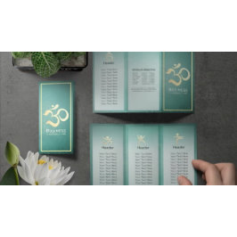 Lámina Curso de Meditación de Yoga Studio Instructor OM R