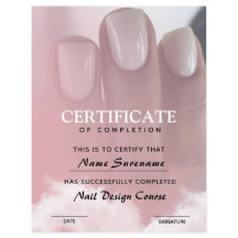 Curso de Nail de Certificado de Finalización