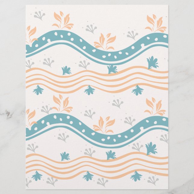 Lámina Curva pastel bonita (Anverso)