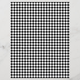 Lámina Custom Color Black Checkerboard Scrapbook Paper