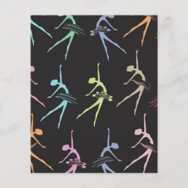 Lámina Cute Ballerina Scrapbook Paper
