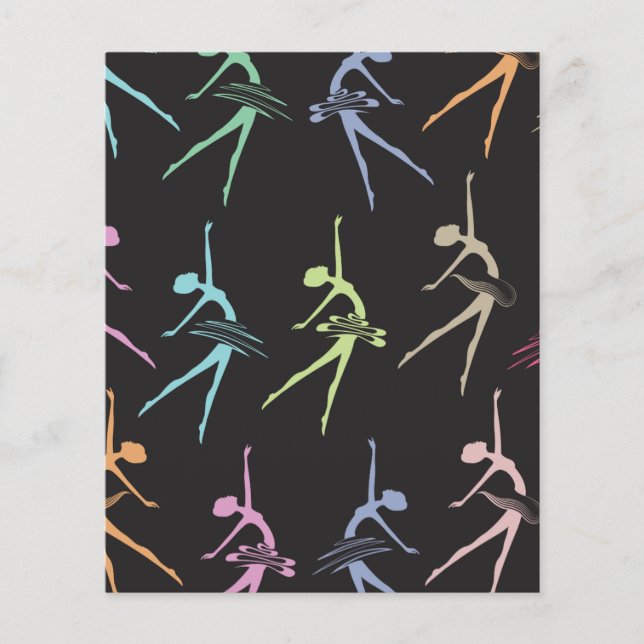 Lámina Cute Ballerina Scrapbook Paper (Anverso)