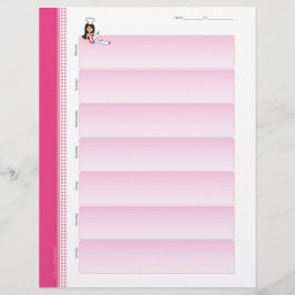 Lámina Cute Chef Weekly Planner (Planificador semanal de 