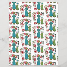 Lámina Cute el día de la madre: Papel de cuadernillo de r